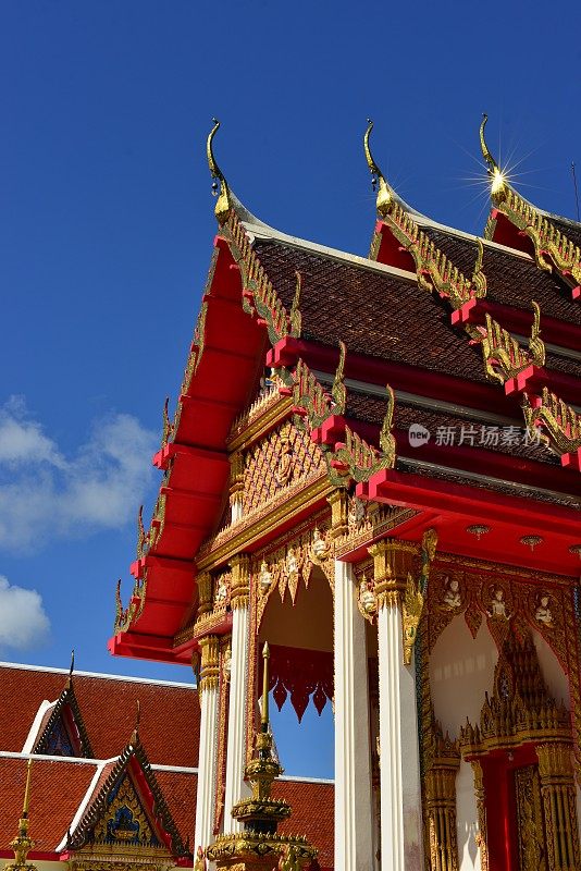 Wat Lak Kaen temple, Khao Lak，泰国语。